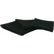 Grizzly - Filtre en mousse (filtre humide) paquet de 3 (lavable, réutilisable) ouvert sur les deux côtés