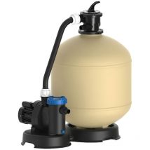 TOI - Groupe de filtration à sable 15 m3/h vanne 4 voies piscine 75m3