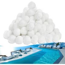 Filtre à Sable Balles Filtrantes 700 g pour système de filtration à sable - Remplace 25 kg de sable filtrant Blanc Naizy