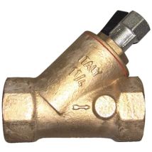Siebfilter mit Spülhahn - Edelstahlkartusche - Female - Female bsp 26x34