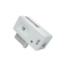 Mooov - Filtre adsl 2+ prise gigogne - blanc - Blanc