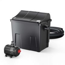 Sunsun - Filtre biologique CBF-200T - Système de filtration complet - uv+ Pompe - Noir