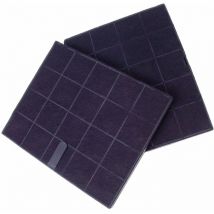 De Dietrich - Lot de 2 filtres charbon 235x190mm AFFCAF16 airforce (airforce AFFCAF16) Hotte airforce electrolux