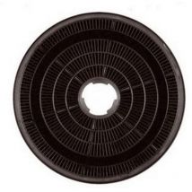 Filtre charbon rond type D185 CHF185 (à l'unité) d'origine (481281728938) Hotte ariston hotpoint, arthur martin electrolux, indesit