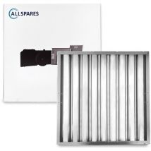 Allspares - Filtre choc 500x400x25mm (Type b) pour hotte pro