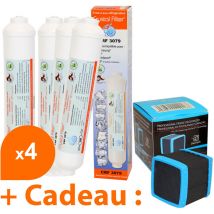 Crystal Filter - Filtre universel pour frigo américain crf 3079 (lot de 4)