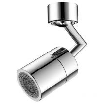 Filtre d'aérateur de robinet 4 couches économie d'eau 2 modèles de débit d'eau rotatif de buse 720 degrés adapté aux salles de bains et aux cuisines