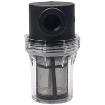 Filtre de pipeline, filtre de pompe à eau 1/2' avec tamis en acier inoxydable 80mailles, filtre en maille en ligne pour l'irrigation du jardin Jusch