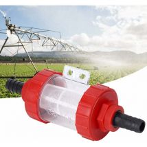 Filtre de Pompe à Eau, Filtre Transparent de Filtre en Ligne agricole de Pompe à Eau d'écoulement élevé pour la Pompe à Eau de Jardinage(G3 / 4in)