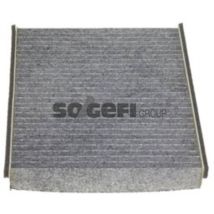Filtre d'habitacle Ford – Charbon actif – Longueur 243 mm, Largeur 213 mm, Hauteur 35 mm – PURFLUX