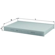 Filtre à huile MAHLE – 285 mm x 177 mm x 29 mm – Jardin piscine – Filtre à particules diesel