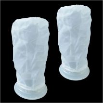Er-siice - Filtre Ibc En Nylon 2pcs Ibc Couvercle Filtre À Eau De Pluie Filtre De Rechange Ibc Lavable Ibc Accessoires De Réservoir Maille Fine De 200