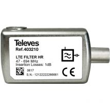 Filtre Lte700 5g Connecteur Cei enfichable 65db C21-48 47-694mhz 403210