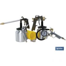 Kits 5 pièces pistolets pneumatiques.