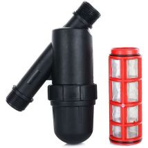 Filtre maille 3/4in Écran d'irrigation en acier inoxydable Filtre Filtre à l'eau conditionné pour jardinage l'Agriculture d'irrigation goutte à