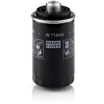 Filtre à huile MANN – W719/45 – 76 mm, M27x15, 143 mm – Protection moteur optimale