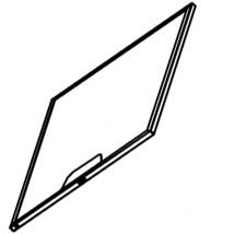 Filtre métallique x 1 d'origine 287X351 mm
