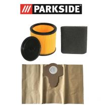 Parkside - filtre plissé permanent comprenant couvercle parkside pnts 1300 B2 ian 78834