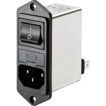 Schaffner - Filtre d'alimentation fn 286-1-06 avec interrupteur, avec connecteur femelle pour appareil 250 v/ac 1 a 7.5 m