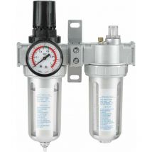 Filtre régulateur lubrificateur pour air comprimé,Régulateur de filtre de compresseur d'air, régulateur de filtre à air comprimé Combo Piège à
