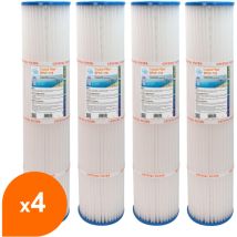 Crystal Filter - Filtre Spcf-119 - Compatible Pentair Quad De 80 (lot De 4) - Cartouche Filtre Piscine