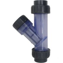 Filtre Tuyau pvc y Type 20mm 40mm Filtre Maille Aquarium Irrigation crépine pvc Filtre Tubulaire(20mm)