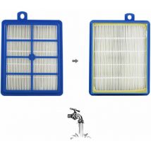 Triomphe - Lot de 2 filtres hepa pour aspirateur Electrolux lavable H12 EL4100 EL6986A EL4050 ZE346B ZUA3840P ZTI7635