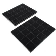 Filtro a carbone 237x190 set di 2 per cappa de dietrich