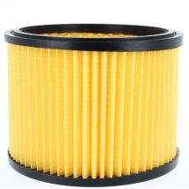 Grizzly Tools - Filtro a secco / filtro a pieghe / filtro a lamelle senza coperchio, con griglia interna in acciaio, aperta su entrambi i lati