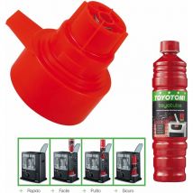 Toyotomi - Filtro adattatore per ricarica rapida liquido combustibile monouso ToyoTube Zibro