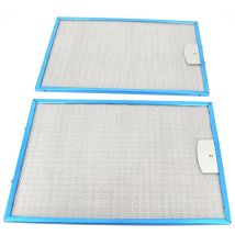 Candy - Filtro antigrasso in metallo 350x242 per 2 per cappa