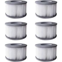 Filtro de spa de 6 piezas para piscinas inflables MSPA, actualización de bomba de cartucho para todos los spas MSPA actuales