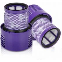 Qiyao - 2er-Pack waschbare, wiederverwendbare Ersatzfilter für Dyson V10 Cyclone Animal Absolute Motorkopf Total Clean Pro Extra Cordless mit