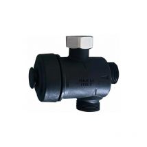 Filtro defangatore magnetico 3/4 in linea e sotto caldaia nero Euroacque 37460)