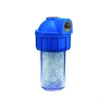 Filtro per acqua dosafos mignon con cristalli di polifosfato attacco superiore e laterale mignon attacco 1/2' - altezza contenitore 5' Atlas Filtri