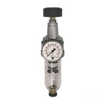 Filtro regolatore -Standard- / g 3/8 0,5 - 10 / 1500 l/min / serbatoio pc w. ha / w. Mano. 100924