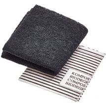 Paxanpax Kit Filtro Universale per friggitrice PSA255, Poliestere, Bianco