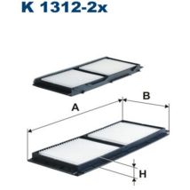 Filtre à huile ou air pour moteur thermique – Filtre D'Habitacle K13122X – Largeur : 104 mm