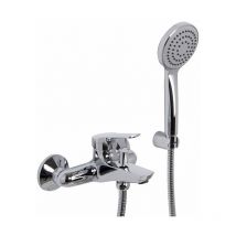 Gruppo Vasca Fima Carlo Frattini Serie 4 con set doccia Cromo F3764 Cromo