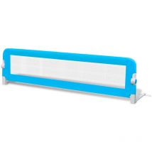 Barrière de lit pour enfants 150x42 cm Bleu - Fimei