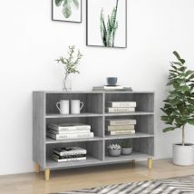 Fimei - Buffet Sonoma gris 103,5x35x70 cm Aggloméré