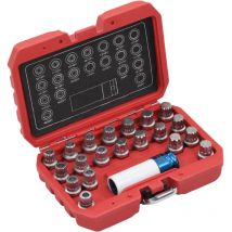 Fimei - Jeu de douilles de verrouillage de jante 21 pcs pour bmw
