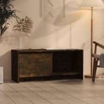 Fimei - Meuble tv Chêne fumé 90x35x40 cm Aggloméré