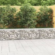 Fimei - Mur en gabion avec couvercles Acier galvanisé 300 x 50 x 50 cm