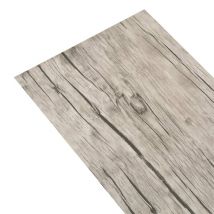 Fimei - Planche de plancher pvc autoadhésif 5,02 m² 2 mm Chêne délavé