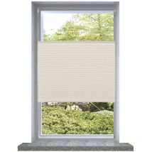 Store plissé 70x125 cm Crème - Fimei