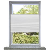 Store plissé 80x100 cm Blanc - Fimei