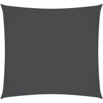 Voile de parasol Tissu Oxford carré 4,5x4,5 m Anthracite - Fimei