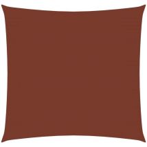 Voile de parasol Tissu Oxford carré 4x4 m Terre cuite - Fimei