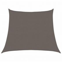 Voile d'ombrage Toile d'ombrage 160 g/m² Anthracite 3/4x3 m pehd 25963